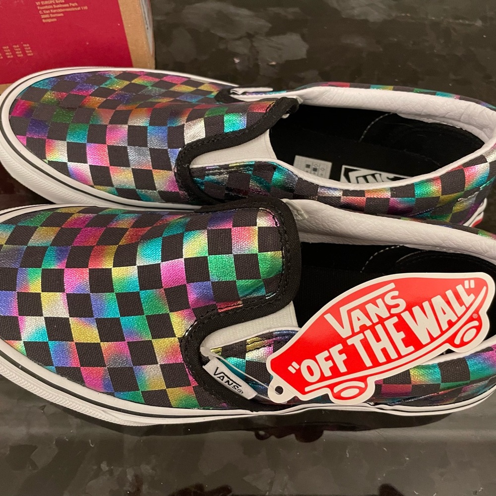 Vans iridescent US kids 4/women’s 5.5-6